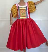 Load image into Gallery viewer, Rose Patch Dress - Fits up to size M
