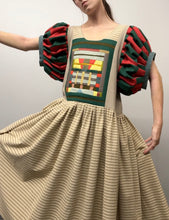 Load image into Gallery viewer, Check Sleeve Dress - Fits up to size M
