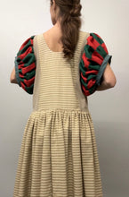 Load image into Gallery viewer, Check Sleeve Dress - Fits up to size M
