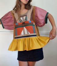 Load image into Gallery viewer, Orange Patch Top  - Fits up to size M
