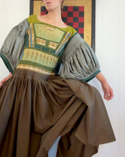 Load image into Gallery viewer, Pleated Green Dress - Fits up to size M
