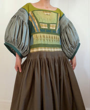 Load image into Gallery viewer, Pleated Green Dress - Fits up to size M
