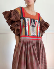 Load image into Gallery viewer, Pleated Patch Dress - Fits up to size M
