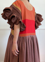 Load image into Gallery viewer, Pleated Patch Dress - Fits up to size M
