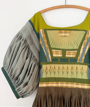Load image into Gallery viewer, Pleated Green Dress - Fits up to size M
